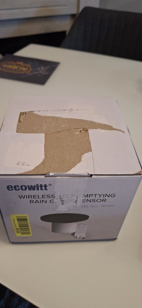 Pluviómetro Digital Sem Fios Ecowitt WH40 – Novo