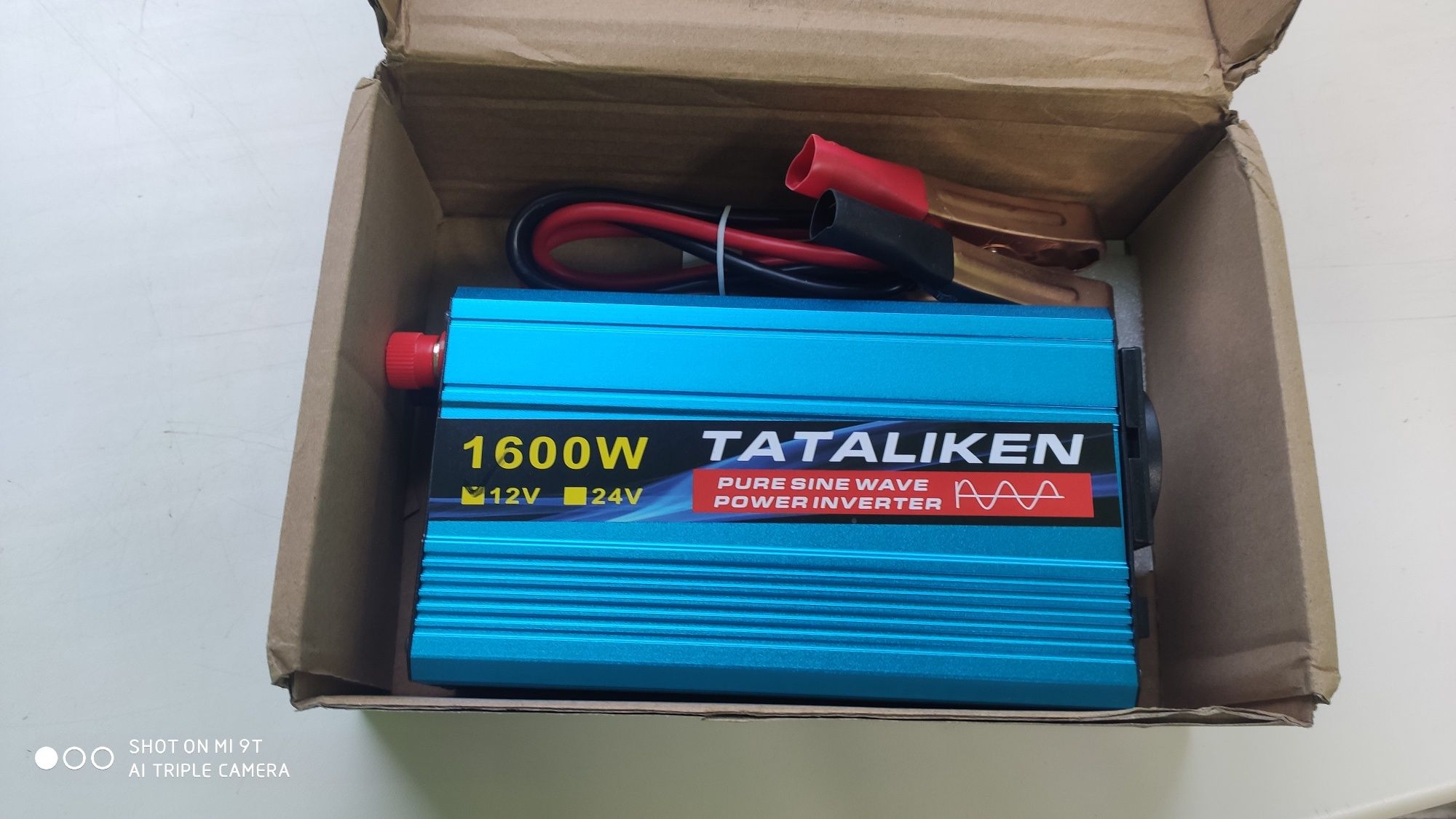 Инвертор-преобразователь 1600w,12v-220v