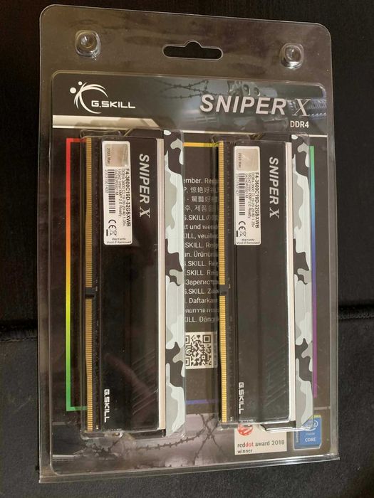 Memória RAM G.SKILL SNIPER X 32GB (2x16GB) DDR4-3600MHz