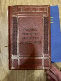 livro Esquilo, Sófocles, Eurípedes, Aristófanes - Clássicos do Teatro grego.