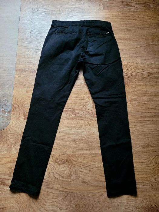 Męskie spodnie czarne Smog 30