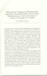 Philosophical teaching and mathematical arguments