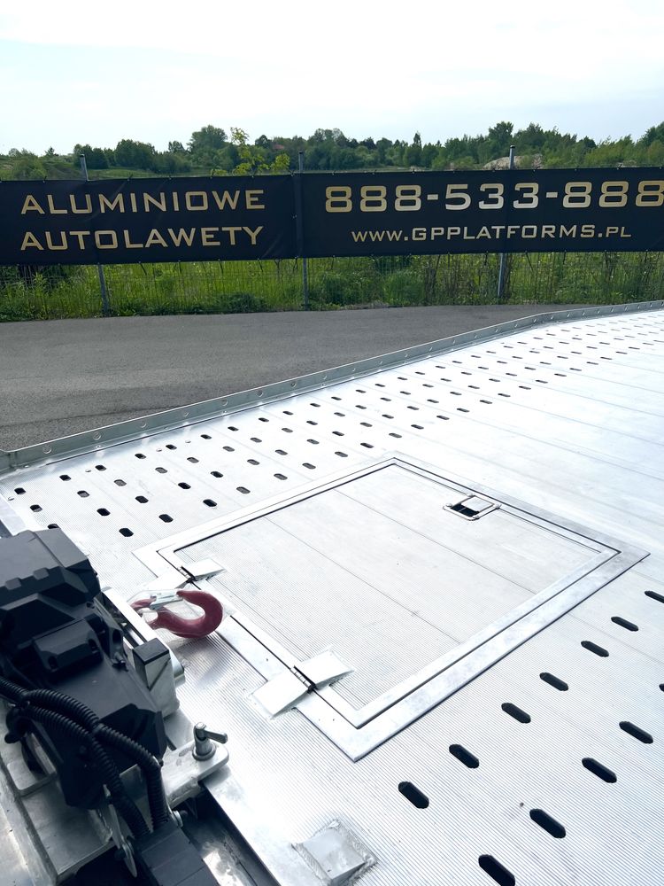 PRODUCENT laweta najazd zabudowa 100% aluminium Sprinter Master