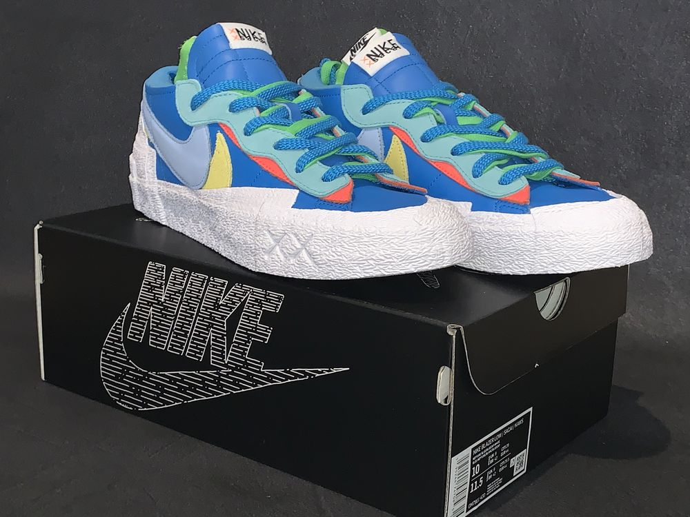 Nike Blazer Low sacai KAWS Neptune Blue 44