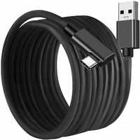 Kabel USB 3.2 Typ-C solidny długi do Gogli 5m ** Video-Play Wejherowo