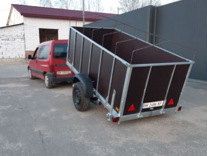 Продам прицеп новий оцинкований 1.50*3.00*1.00 з документами