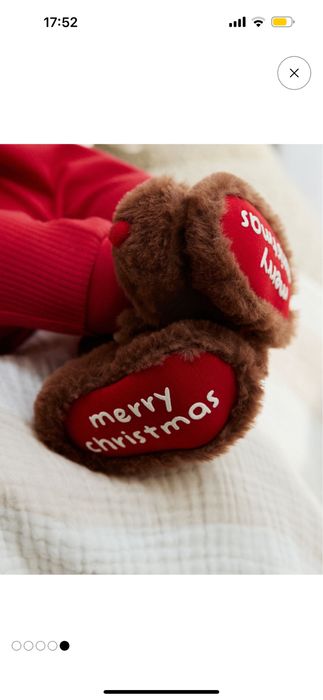 Капці різдвяні дитячі NEXT нові