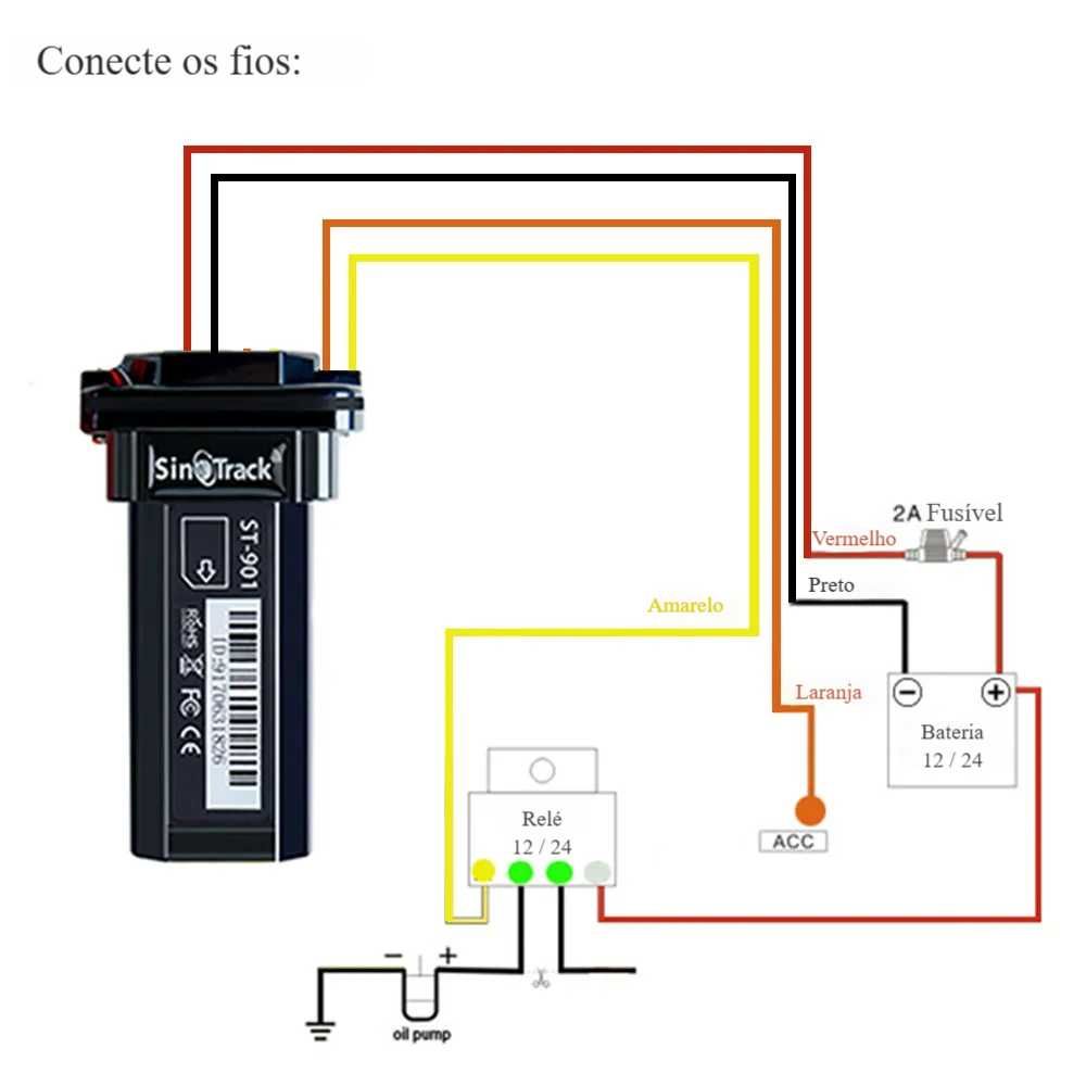 GPS 4G para Carro/Moto com Alarme, Motor Remoto e APP