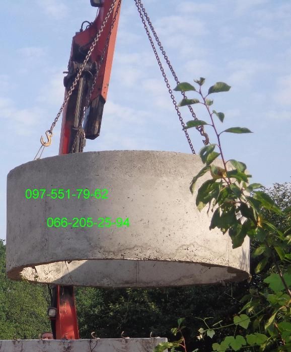 Кольца железобетонные для колодца и сливных ям,крышки ,ж/б изделия