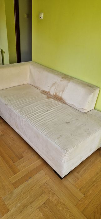 Kanapa kremowa modułowa z 3 elementów