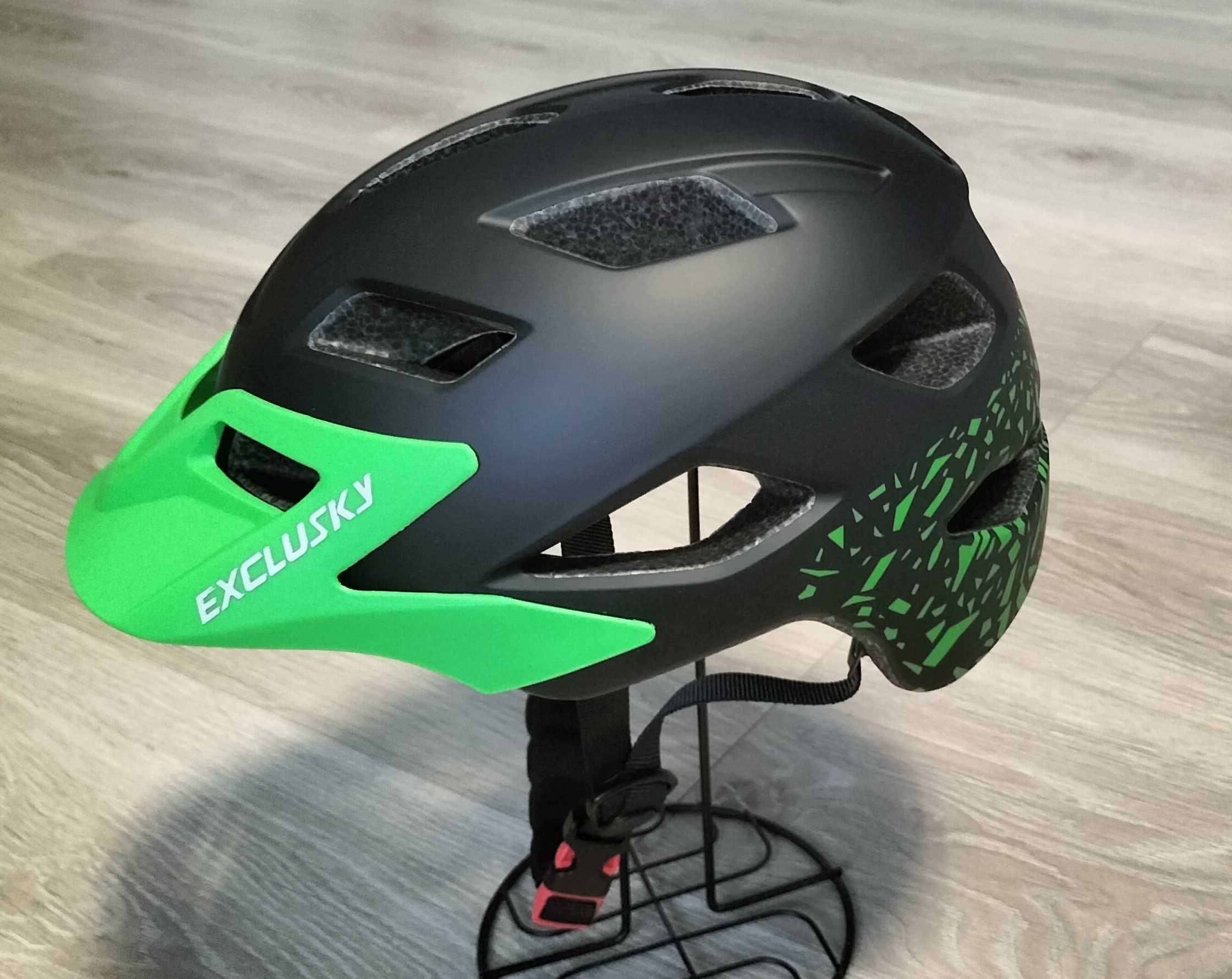 Kask rowerowy Exclusky r. 50-57 cm