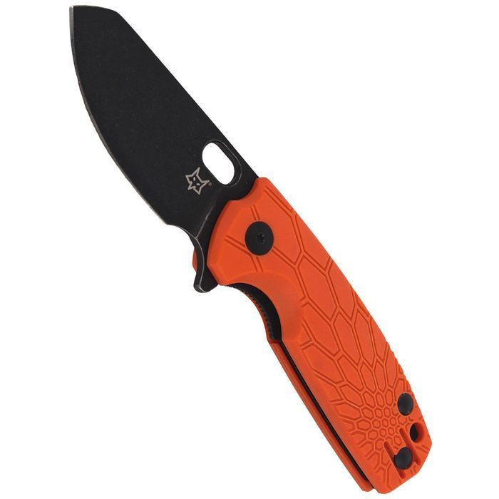 Nóż składany Fox Baby Core FRN Orange, Black Stonewashed N690 by Jespe