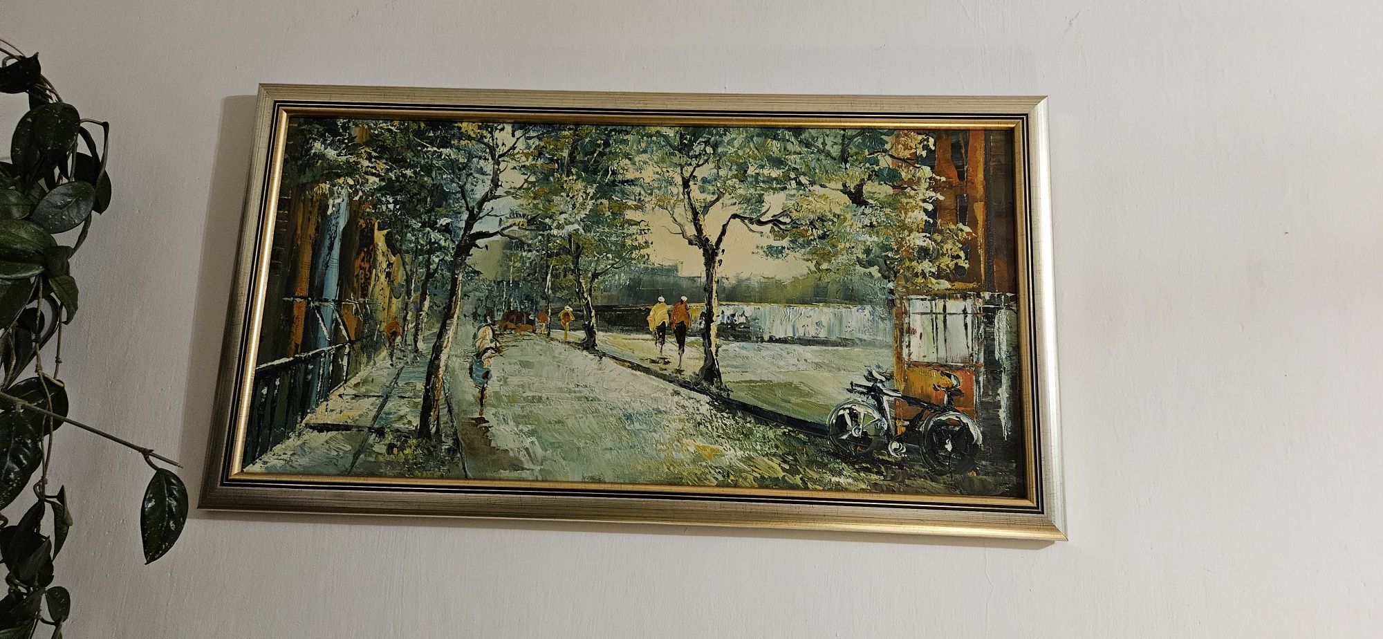 Obraz olejny technika szpachla