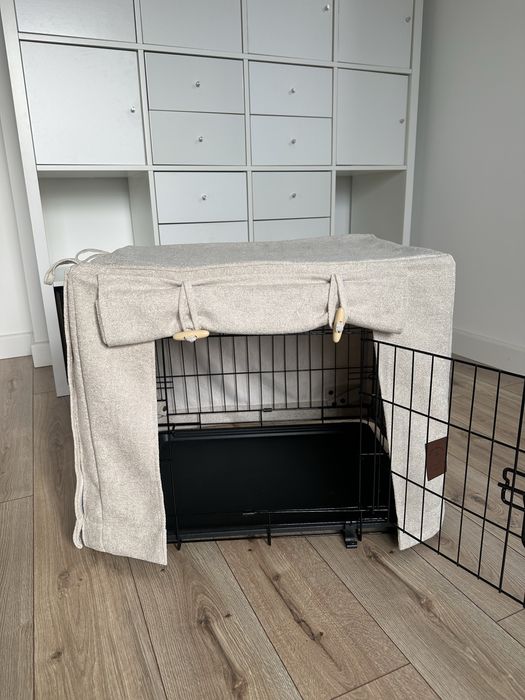 Klatka kennel + osłona bucle psykryjmnie