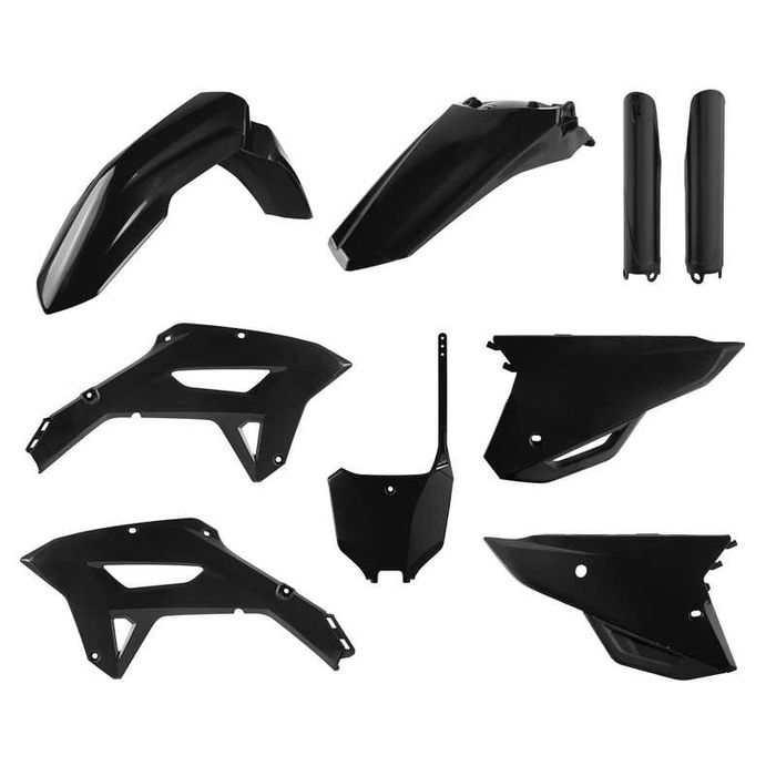 Kit de plásticos CRF450RX CRF250RX 2021a2024 Polisport preto