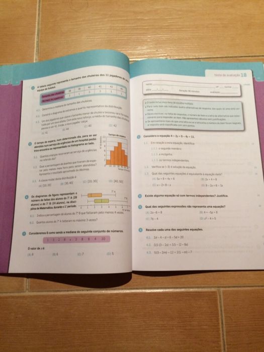 Caderno Testes Matemática 7. Ano