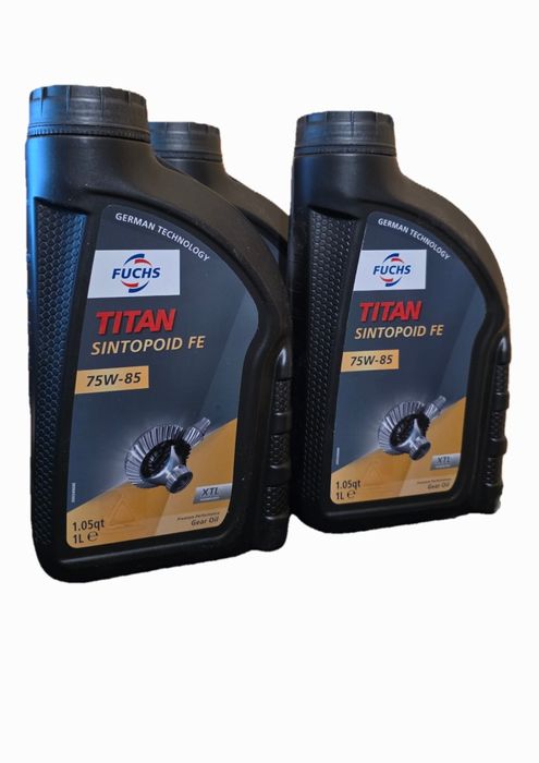 3X Olej Fuchs Titan Sintopoid FE 75W85 XTL GL-5