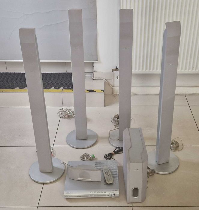 Kino domowe Philips HTS3610/12 300W zestaw 5.1 z pilotem świetny stan!