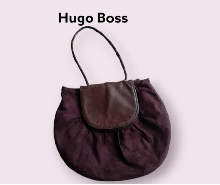 Кожаная сумка фирмы boss hugo boss