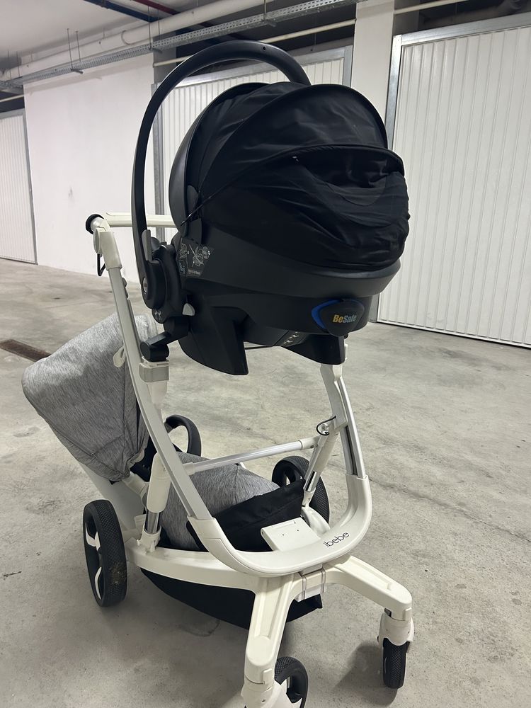 Carrinho marca "ibebe " com ovo