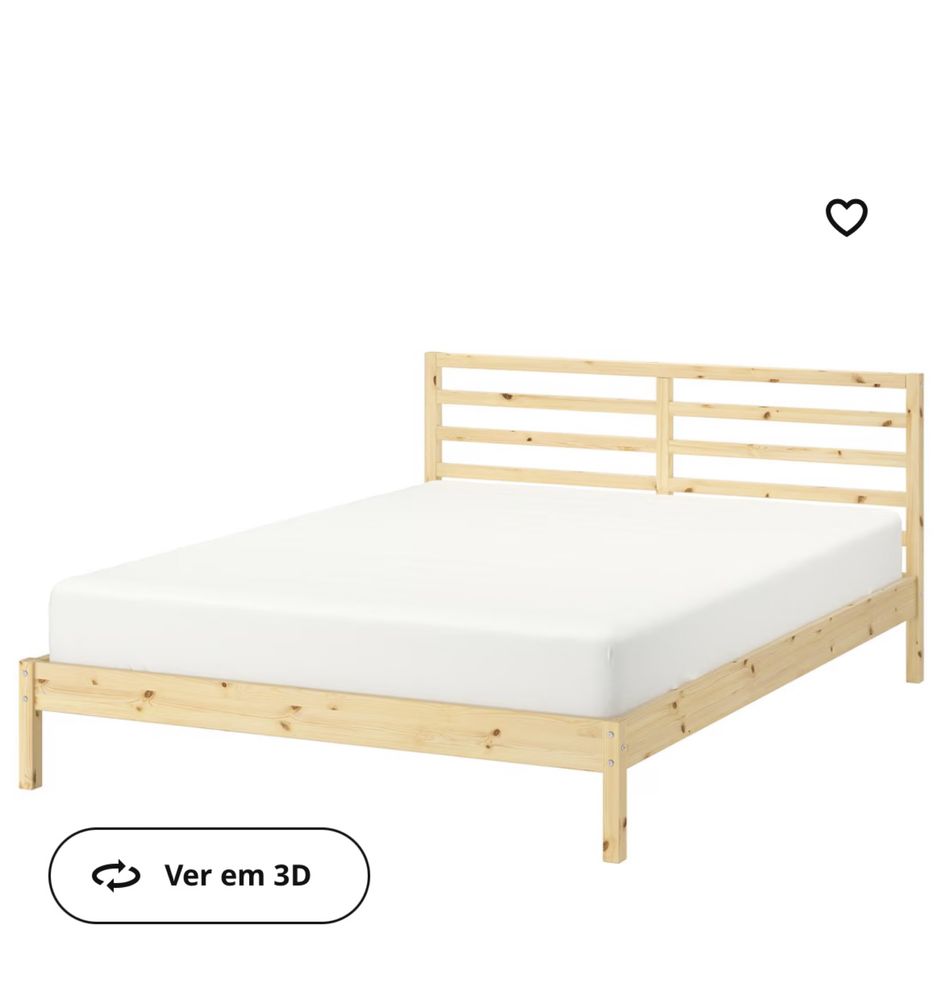 Conjunto de cama e colchão IKEA