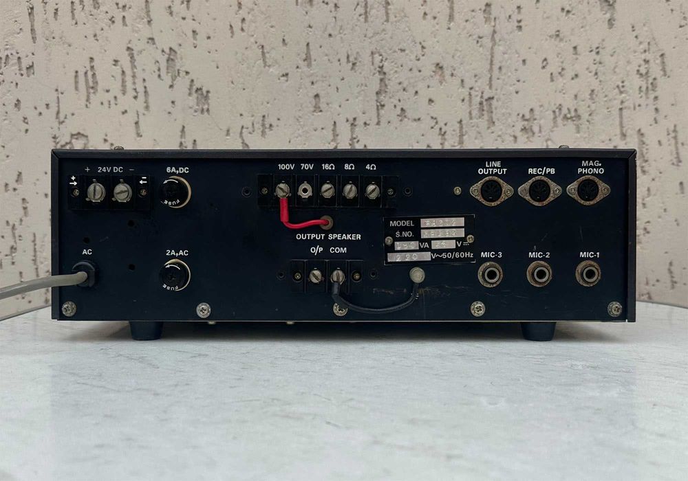 Підсилювач Monacor PA-802 (100 Вт / моно / трансляційний)