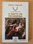 Livro "O Rapto de Prosérpina" de Claudiano
