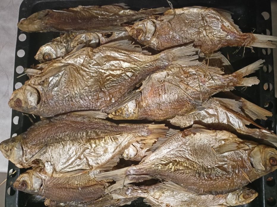 Риба сушена в печі, риба печена, копчена