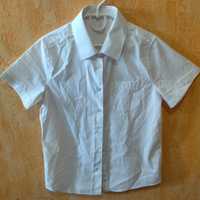 Белая рубашка для мальчика 10-11 лет