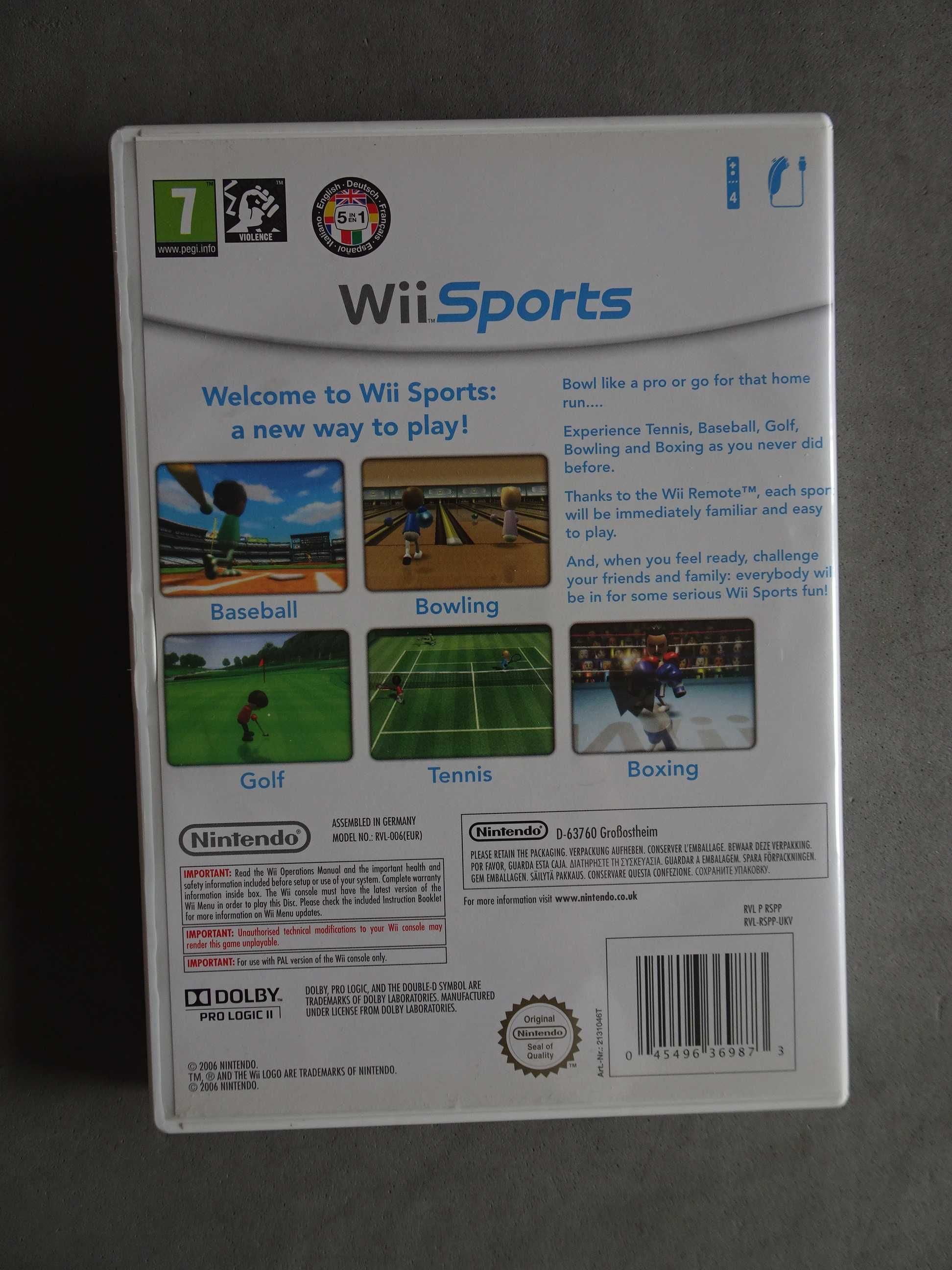 Jogo WII - WII Sports
