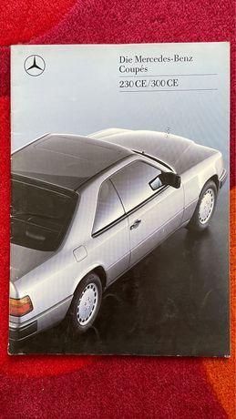 Folder katalog Mercedes-Benz W124 Coupe 230CE / 300CE