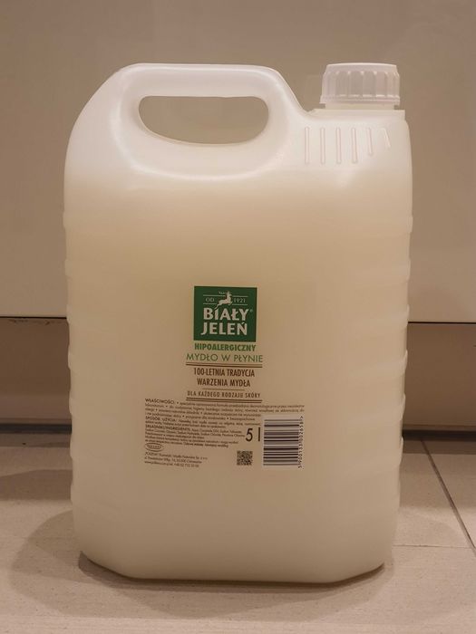 Biały Jeleń mydło w płynie - 5L litrów