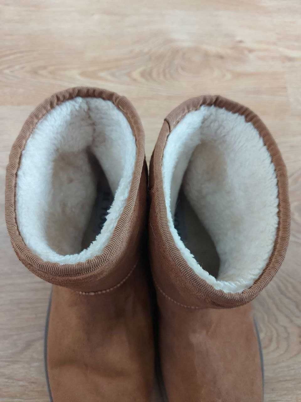 Be You brązowe miękkie męskie buty zimowe w stylu ugg rozmiar 42