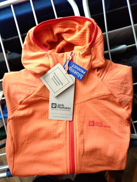 Damska termoaktywna bluza z kapturem Jack Wolfskin roz. L Polartec