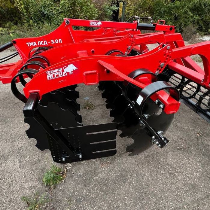 Лущильник причіпний 3.0п. борона/дископлуг.