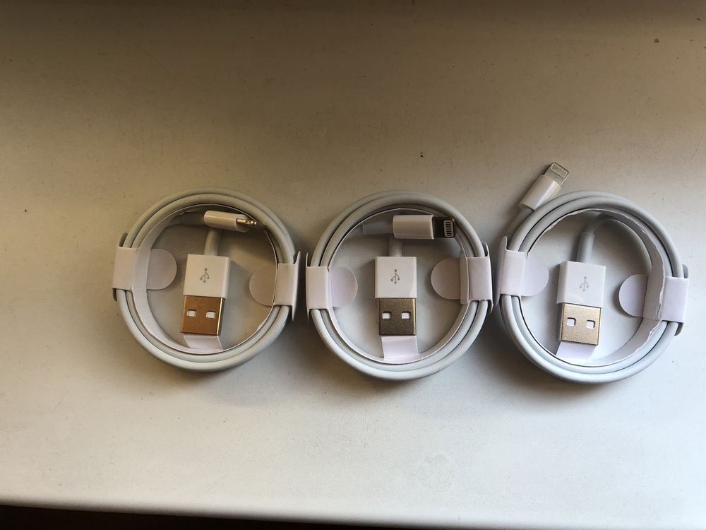 Kabel iphone lightning 1m 3 sztuki