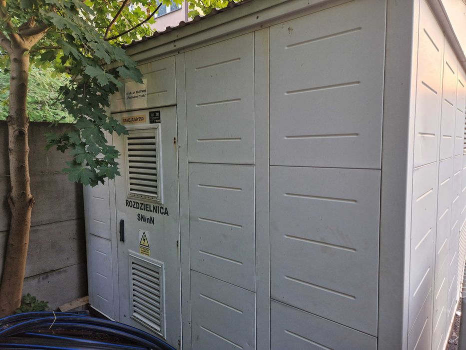 Stacja transformatorowa tymczasowa, przewoźna