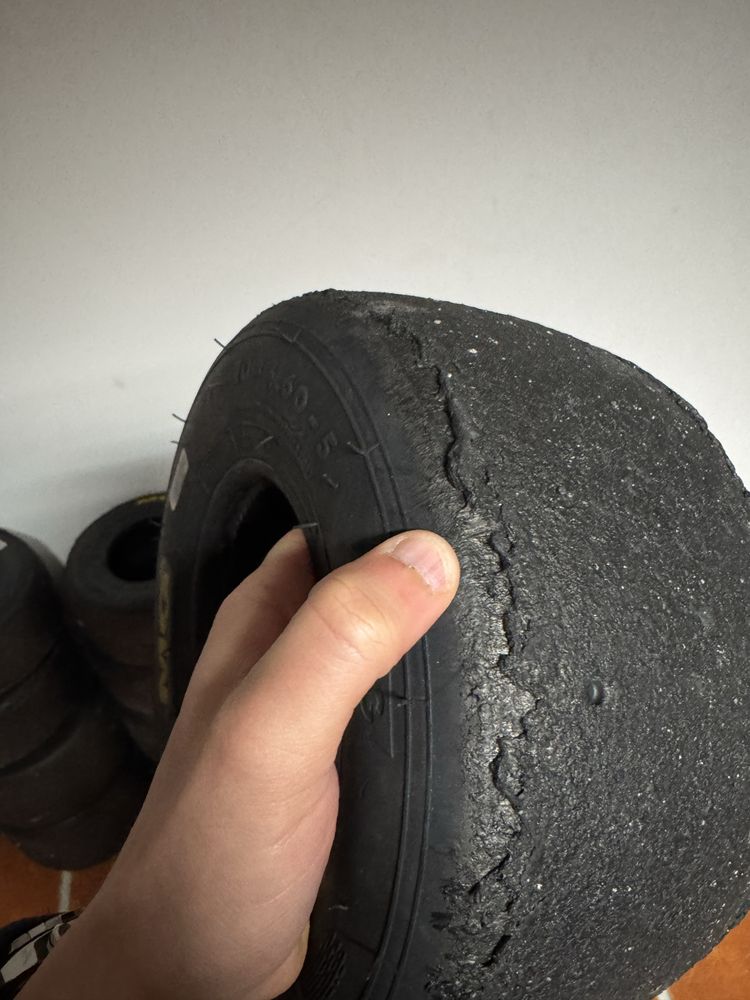 Pneus chuva e seco para kart