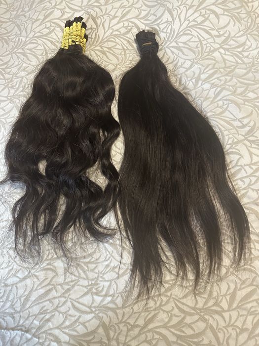 Cabelo humano 100% Brasileiro 1kg os dois juntos
