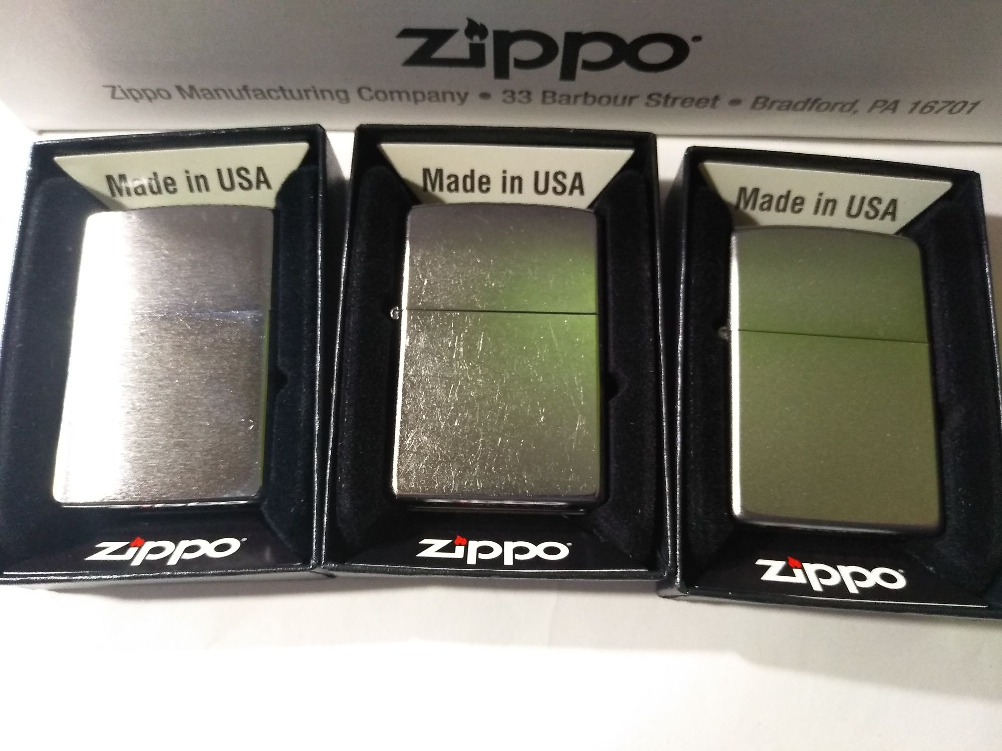 Запальнички Zippo оригінальні нові виробництва США