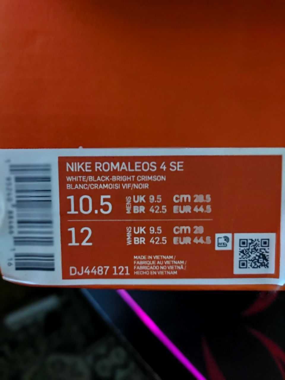 Штангетки Nike Romaleos 4 SE 2021 размер 10.5 (размер 43,5-44)