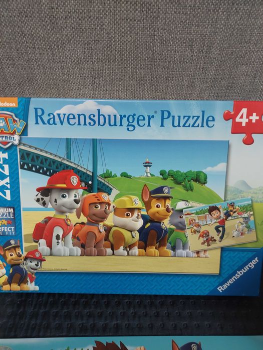 Psi Patrol puzzle Ravensburger 2x24 elementy 26x18cm