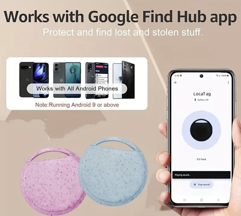 Smart Tag RSH - Трекер ! Для Android. Працює з Google Find