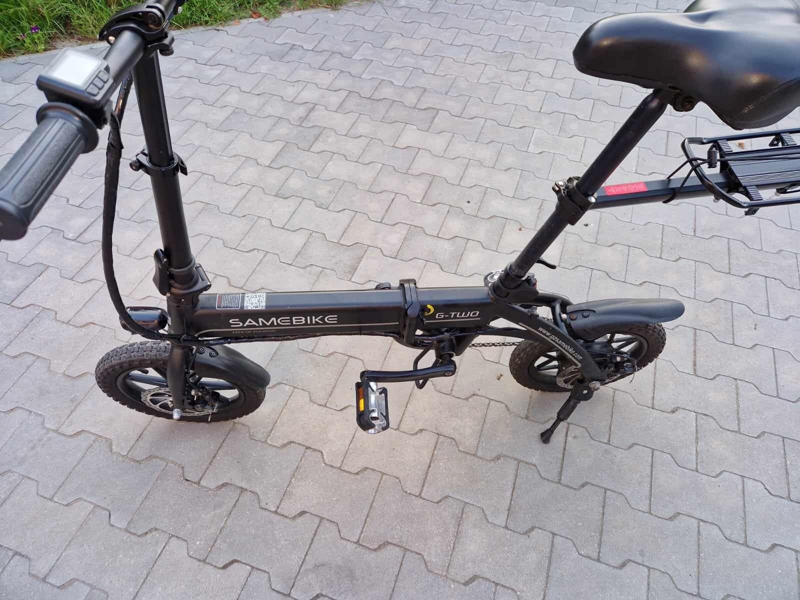 Rower elektryczny Samebike G-Two miejski składany