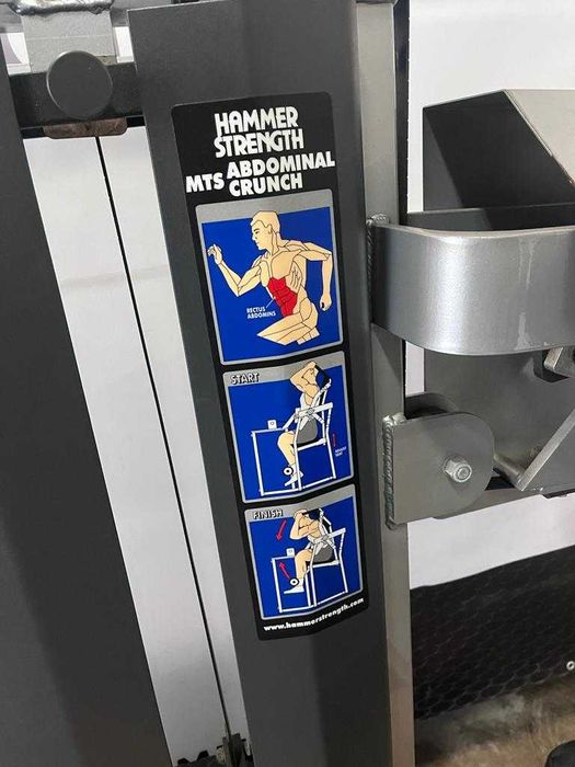 Hammer strength MTS ABDOMINAL CRUNCH maszyna na brzuch. GWARANCJA