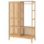 Nordkisa Ikea szafa bambusowa