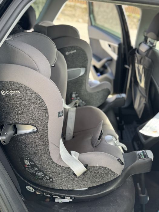 Conjunto passeio bebe gemeos + cadeiras auto cybex