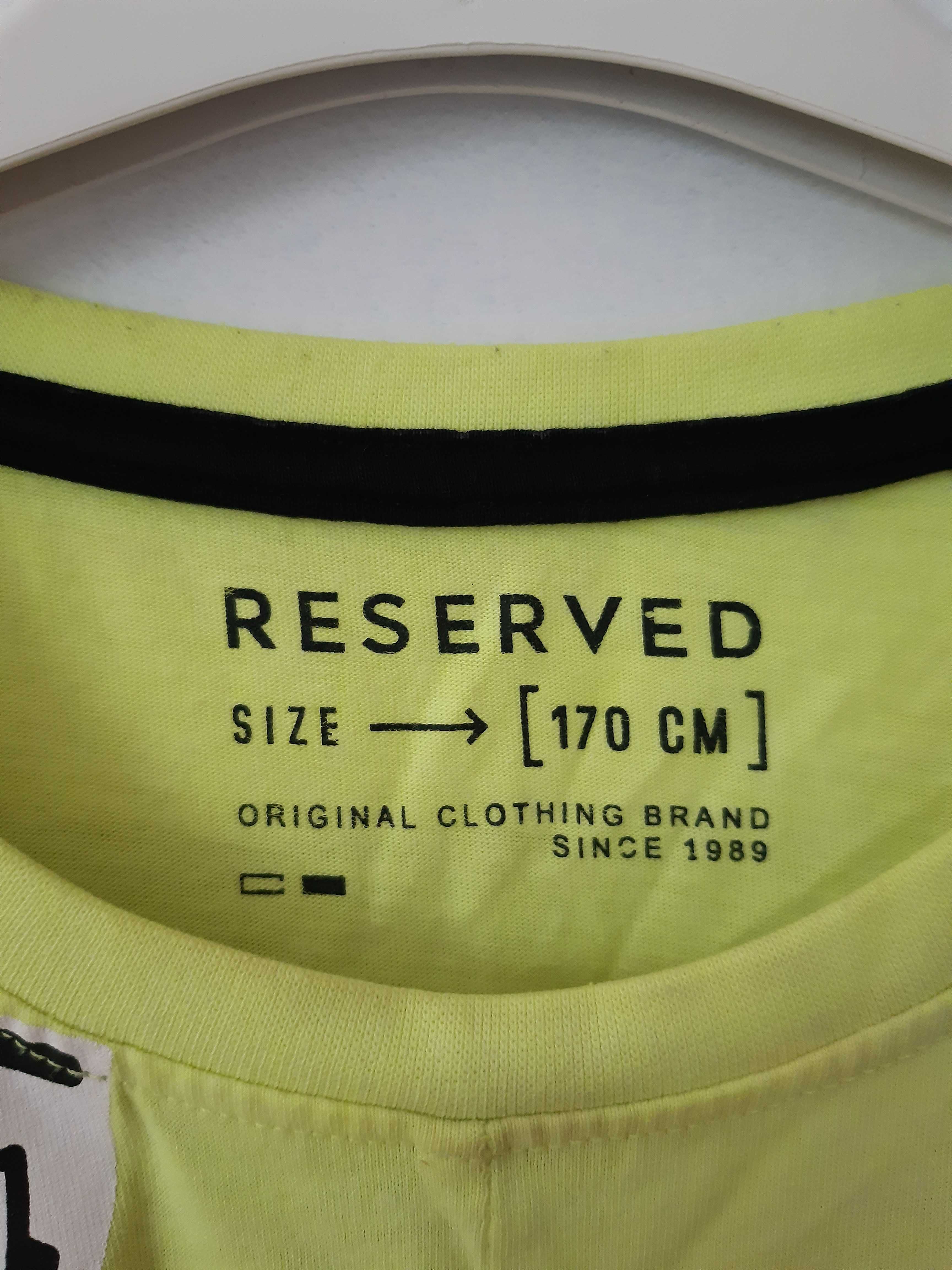 Żółty t-shirt chłopięcy Reserved