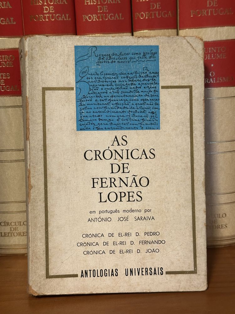 Livro As crónicas de Fernão Lopes