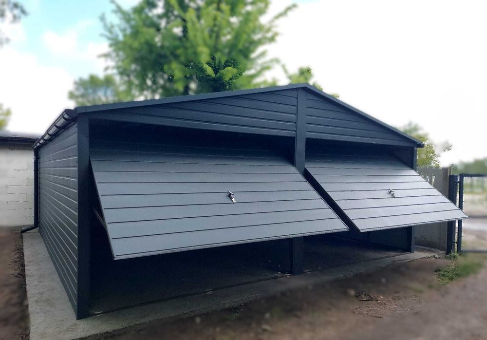 Garaż Blaszany 6x6 Premium, konstrukcja profil, PROMOCJA!